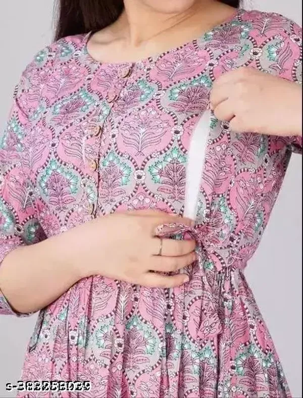 Light_Pink_Feeding_Kurti_,_Stylish_And_Comfortable_Nursing_Wear_With_Zip__For_Women