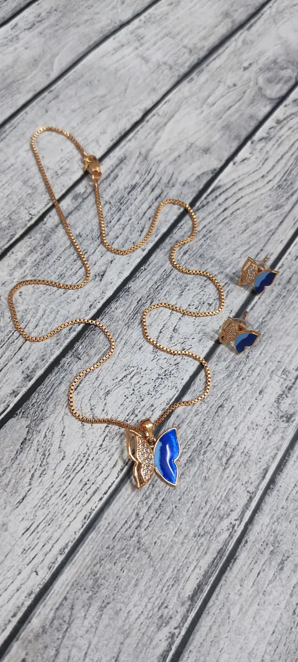 Blue_Butterfly_Chain_set_for_women