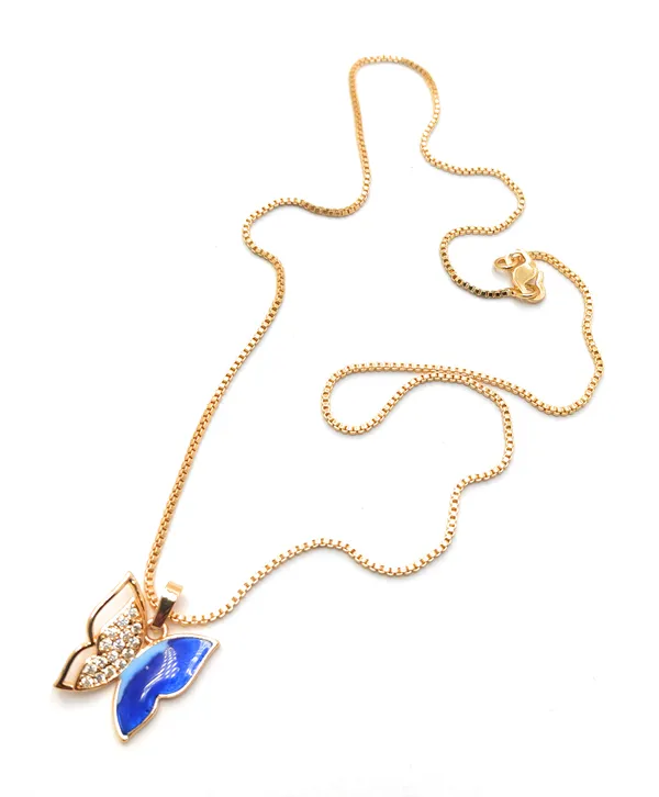 Blue_Butterfly_Chain_set_for_women