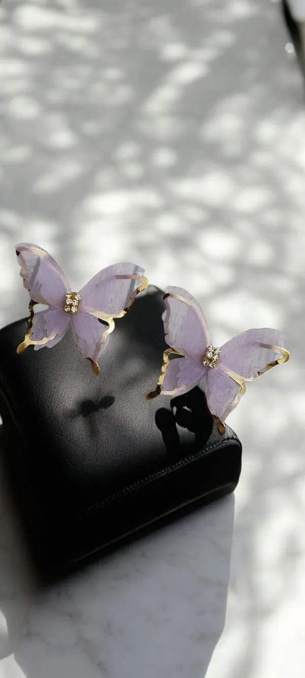 Pack_Of_2_Butterfly_Design_Earrings_with_Purple_&_Black_Crystal_Accents