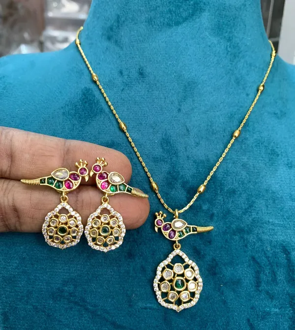 Antique_Bird_Design_Jewellery_Set_for_Women