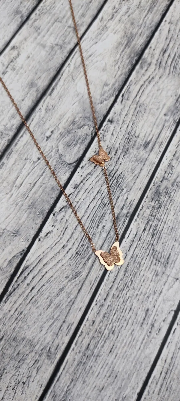Butterfly_Pendant_chain_Rose_gold_Metal_Chain