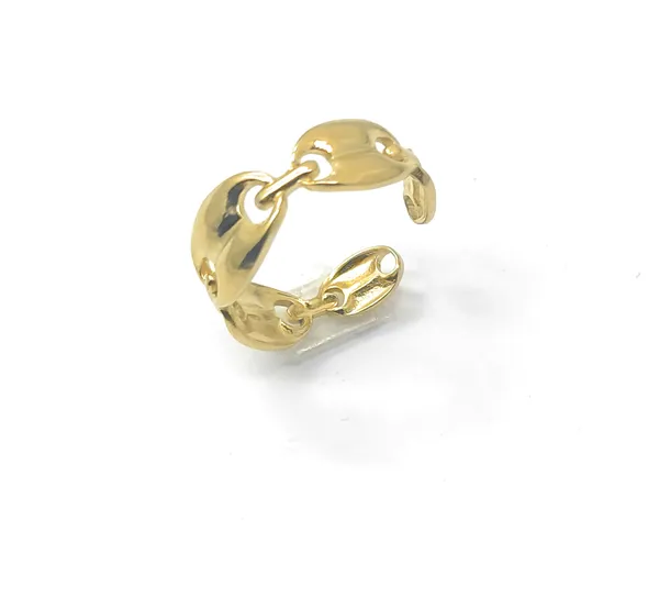 Chain_Link_Bracelet_and_Ring_Set_For_Women