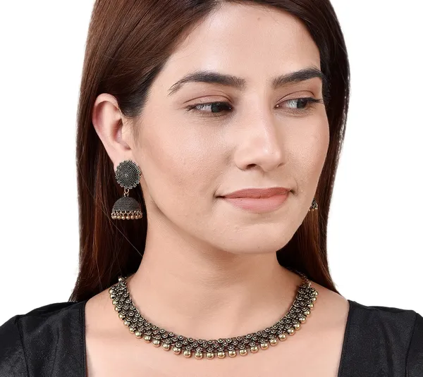 Oxidized_gold_jewellery_Necklaces_set_for_womens_(gold)