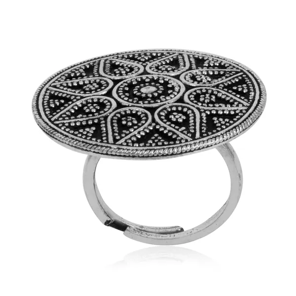 Peacock_combo_Metal_Silver_and_Pendant_Set_for_Women