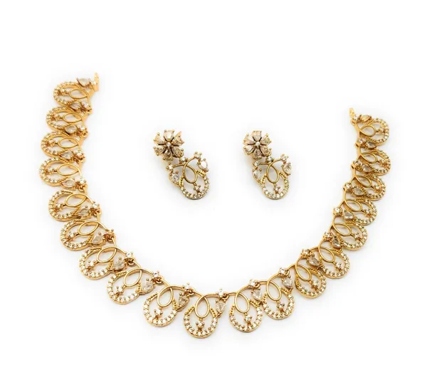 White_Stone_Flower_Necklace_For_Women