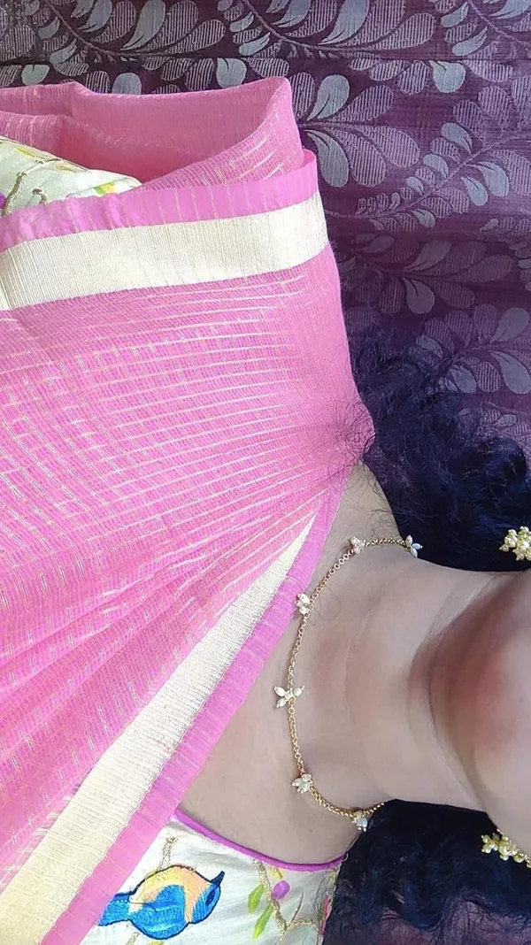 Gold_Antique_Rice_Beads_Hanging_Necklace_For_Women