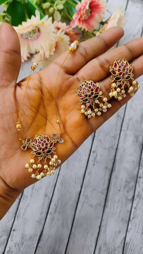 Lotus_Design_Necklace_Set