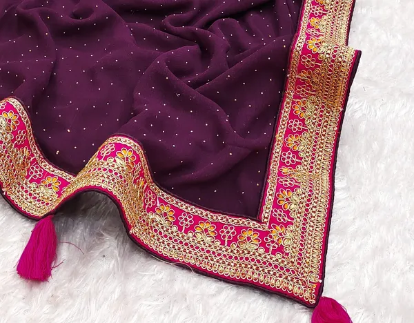DESIGNER_EMBROIDERY_SAREE_WITH_LACE_AND_UNSTICHED_BLOUSE