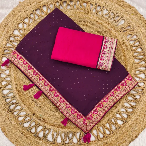 DESIGNER_EMBROIDERY_SAREE_WITH_LACE_AND_UNSTICHED_BLOUSE
