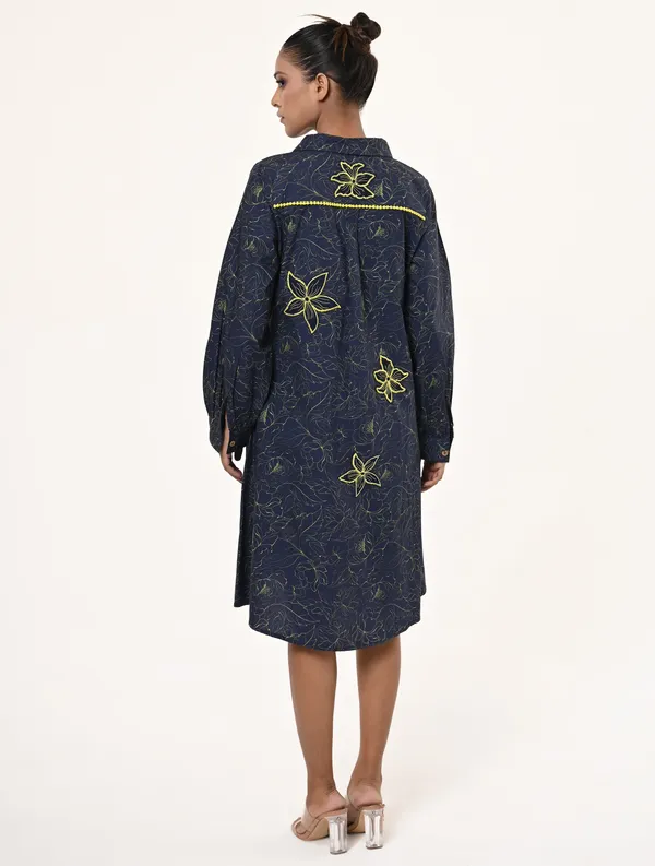 Blue_Cotton_Coller_Neck_Full_Sleeve_Dress_for_Women