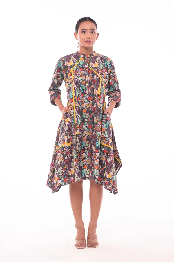 Multicolor_Poplin_Cotton_Coller_Neck_Full_Sleeve_Dress_for_Women