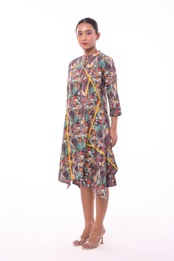 Multicolor_Poplin_Cotton_Coller_Neck_Full_Sleeve_Dress_for_Women