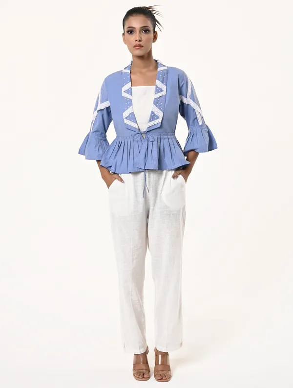 Blue_Chambray_Fabric_Three_Fourth_Sleeves_Shrug_For_Women