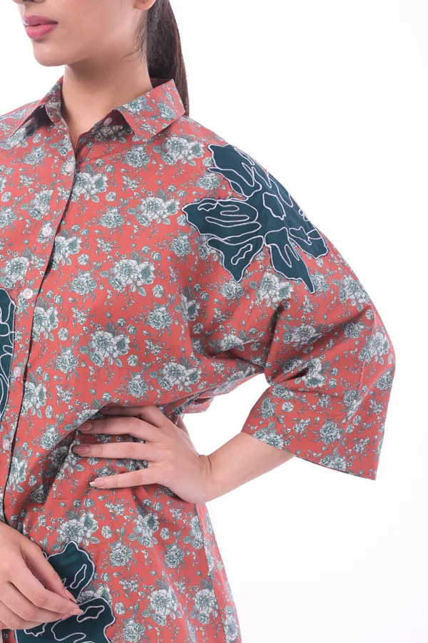 Multicolor_Poplin_Cotton_Coller_Neck_Half_Sleeve_Shirt_for_Women