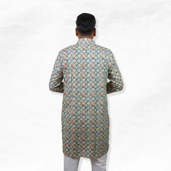 Multicolour_Fancy_Men's_Digital_Print_Kurtas