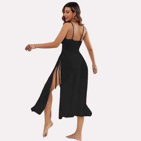 Dark_Black_Romantic_Babydoll_Nightwear_For_Women