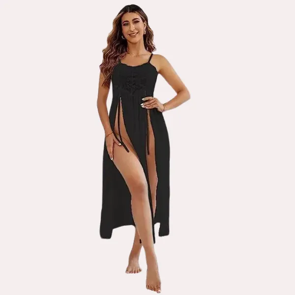 Dark_Black_Romantic_Babydoll_Nightwear_For_Women