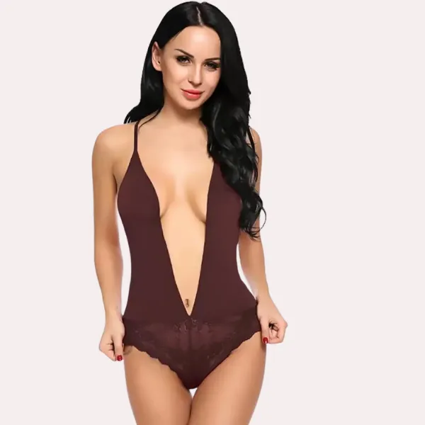 Brown_Chic_And_Comfy_Sheer_Nightwear_Bodysuit_For_Women