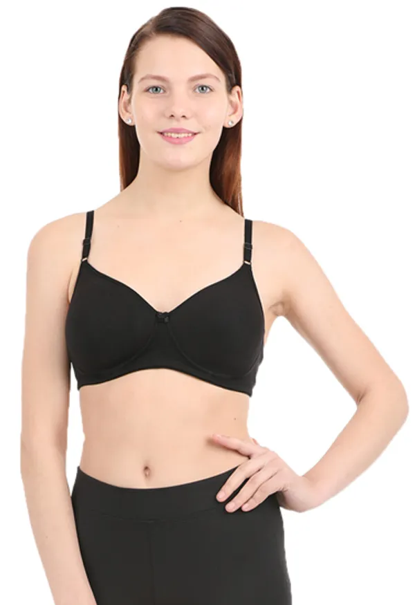 Black_Non_Wired_Padded_Bra_For_Women