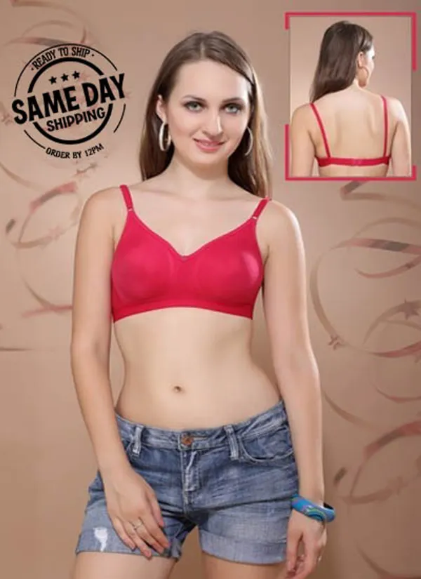 Multicolor_Seamless_Padded_Bras_For_Women_(Pack_Of_3)