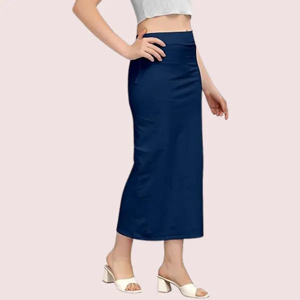 Dark_Blue_Cotton_Blend_Saree_Shapewear_For_Women