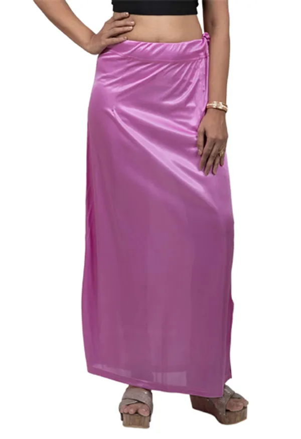 Light_Purple_Glossy_Silk_Underskirt_Slip_For_Women
