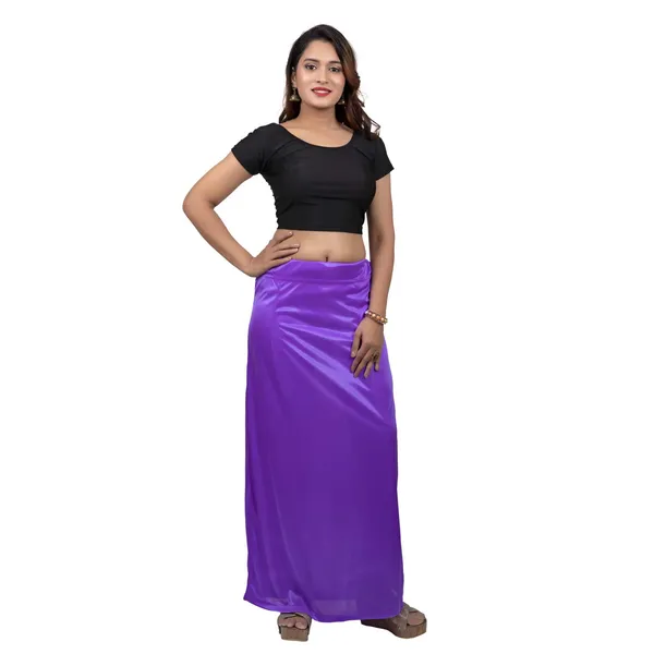 Purple_Indian_Silk_Saree_Satin_Petticoat_For_Women