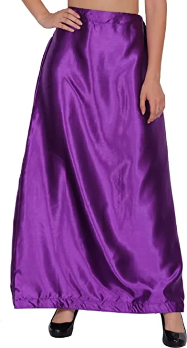 Orange_&_Purple_Glossy_Silk_Underskirt_For_Women_(Pack_Of_2)