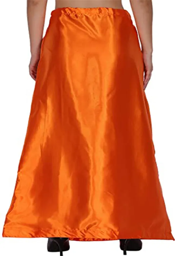 Orange_&_Purple_Glossy_Silk_Underskirt_For_Women_(Pack_Of_2)