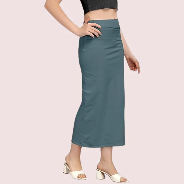 Dark_Grey_Cotton_Blend_Saree_Shapewear_For_Women