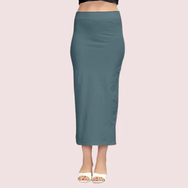Dark_Grey_Cotton_Blend_Saree_Shapewear_For_Women