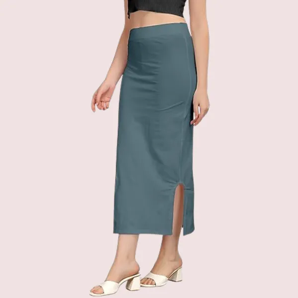 Dark_Grey_Cotton_Blend_Saree_Shapewear_For_Women