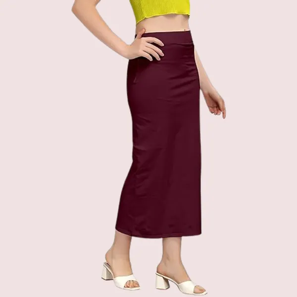 Wine_Cotton_Shapewear_Petticoat_For_Sarees_For_Women