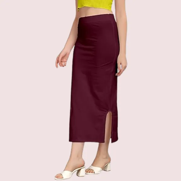 Wine_Cotton_Shapewear_Petticoat_For_Sarees_For_Women