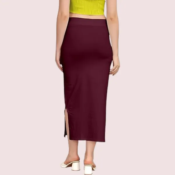 Wine_Cotton_Shapewear_Petticoat_For_Sarees_For_Women