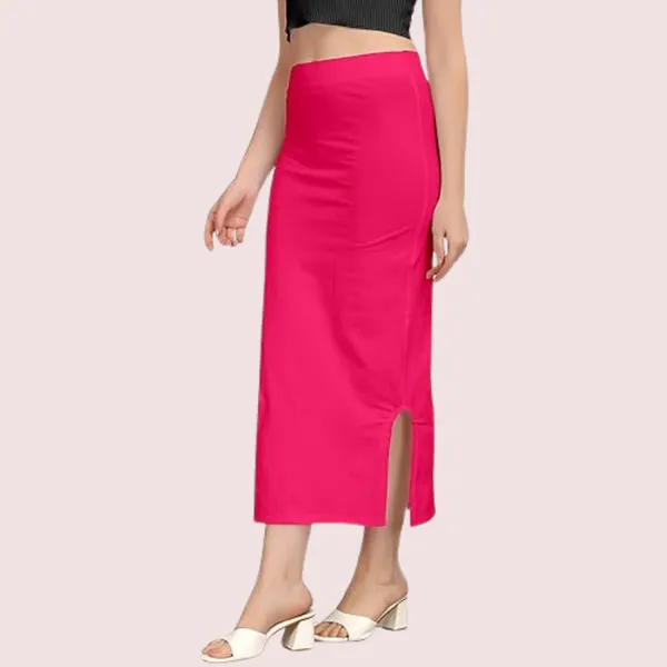 Hot_Pink_Everyday_Cotton_Petticoat_Shapewear_For_Women