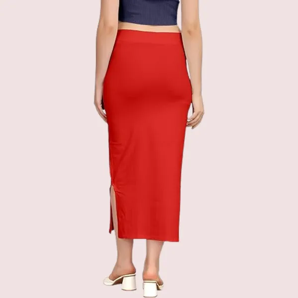 Coral_Red_Soft_Touch_Cotton_Shapewear_Petticoat_For_Women