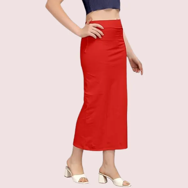 Coral_Red_Soft_Touch_Cotton_Shapewear_Petticoat_For_Women