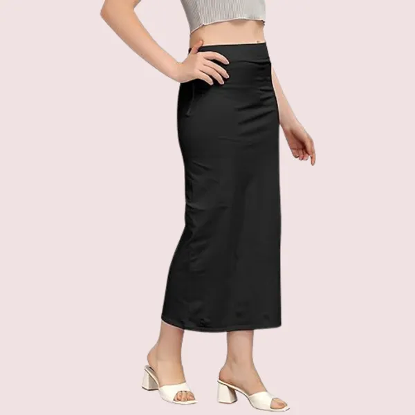 Dark_Black_Versatile_Cotton_Petticoat_Shapewear_For_Women