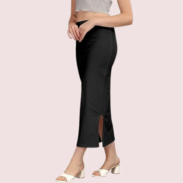 Dark_Black_Versatile_Cotton_Petticoat_Shapewear_For_Women