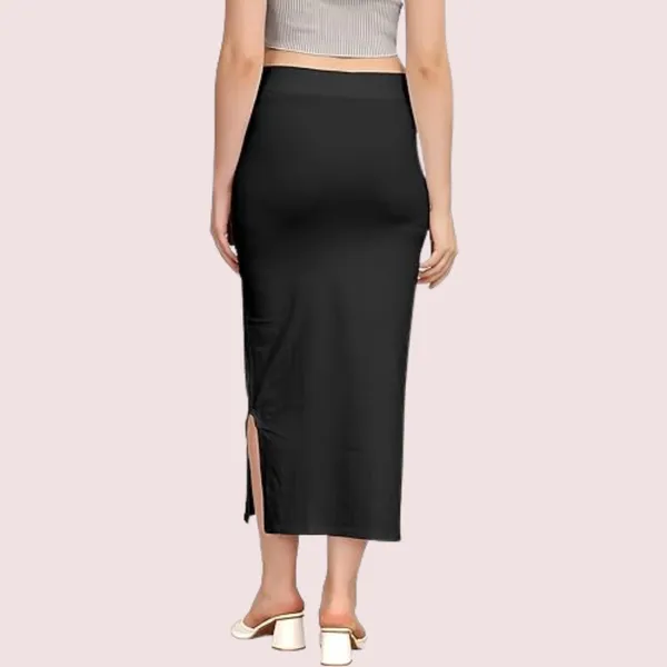 Dark_Black_Versatile_Cotton_Petticoat_Shapewear_For_Women