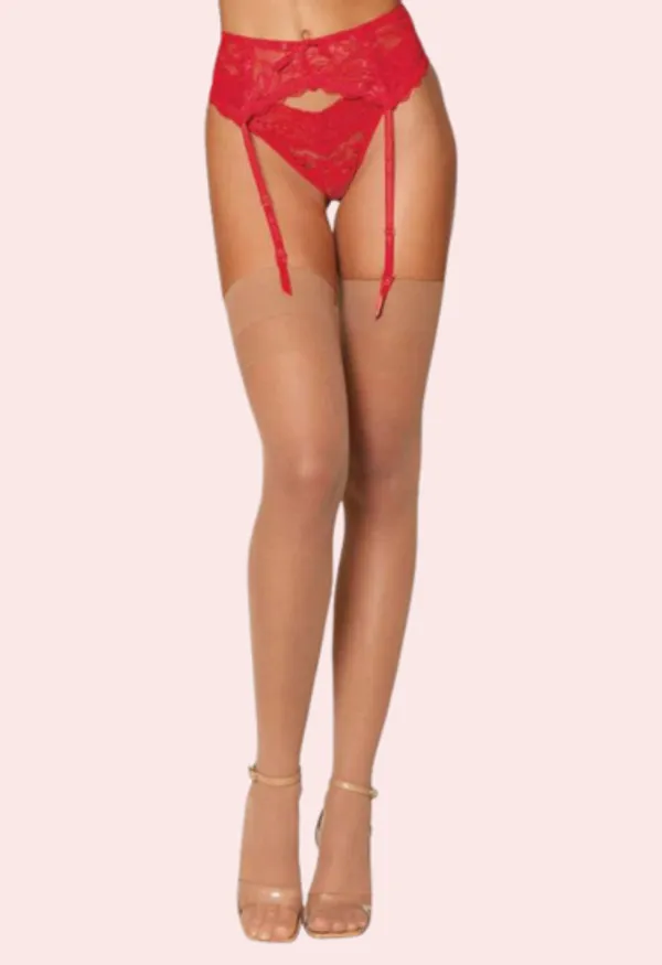 Red_Gorgeous_Radiant_Lace_Garter_Belt_For_Women