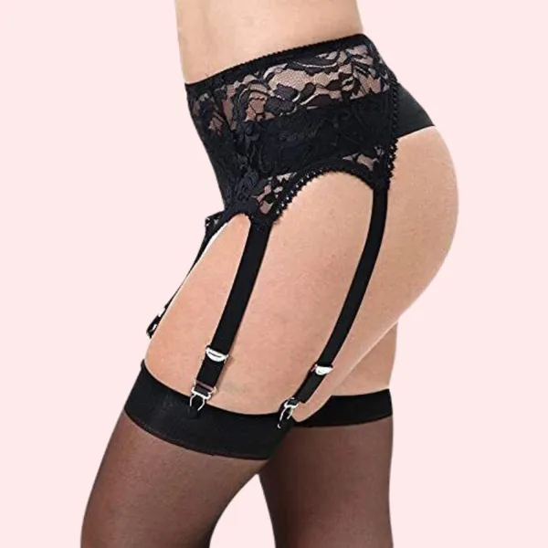 Black_Lace_Garter_Belt_With_Six_Straps_Sexy_Lingerie_For_Women