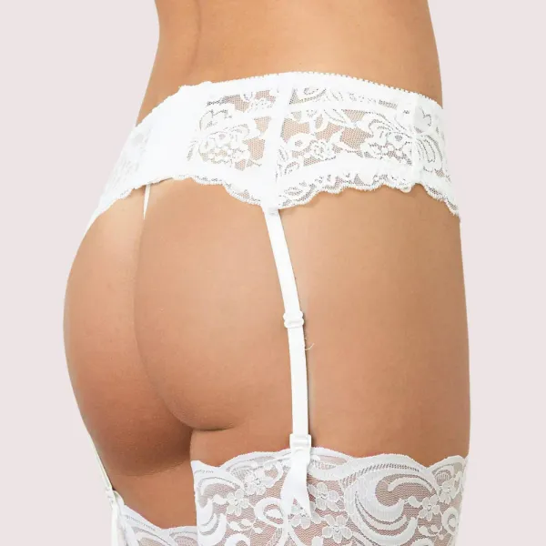White_Sultry_Garter_Belt_For_Stockings_For_Women