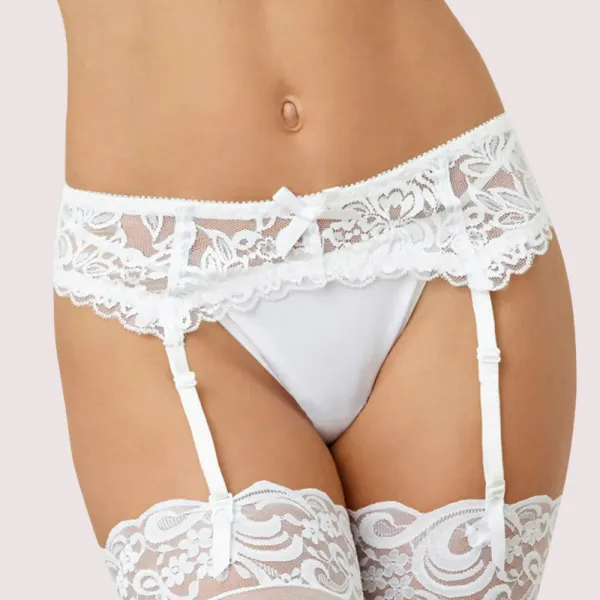 White_Sultry_Garter_Belt_For_Stockings_For_Women