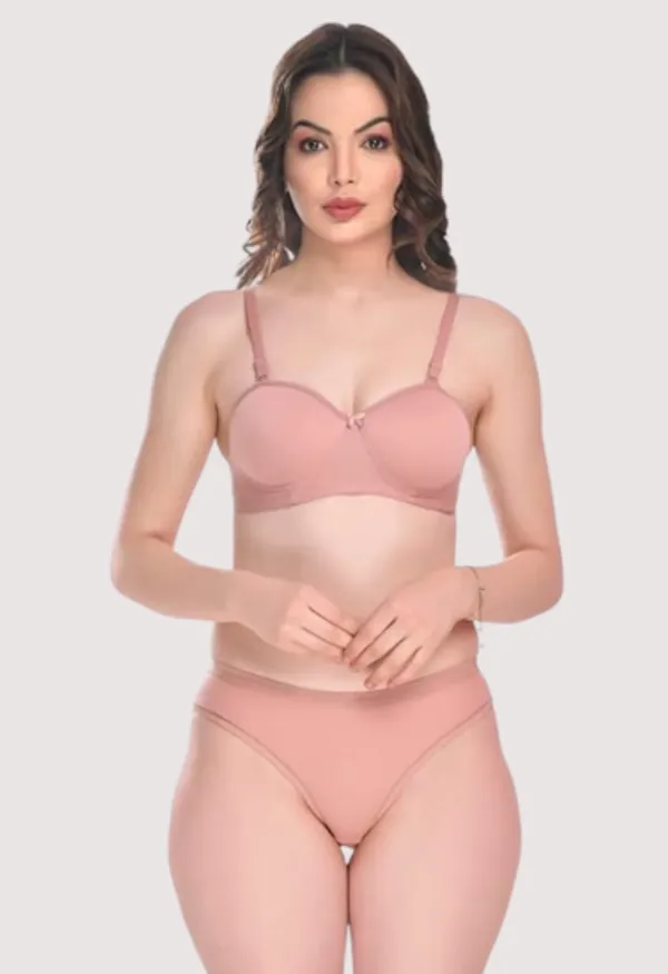 Nude_Pink_Padded_Cotton_Bra_Panty_Set_For_Women