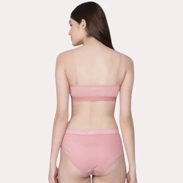 Nude_Pink_Wire-Free_Cotton_Sports_Bra_Panty_Set_For_Women