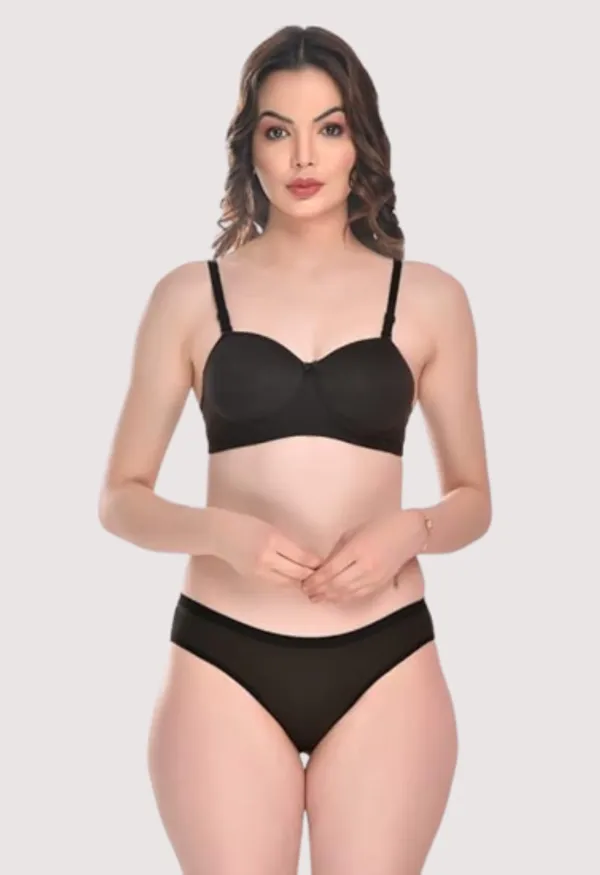 Dark_Black_Chic_And_Comfy_Cotton_Lingerie_Set_For_Women