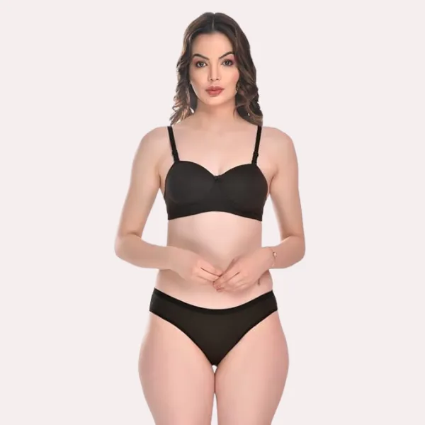 Dark_Black_Chic_And_Comfy_Cotton_Lingerie_Set_For_Women